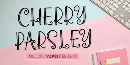 Cherry Parsley Font Poster 1