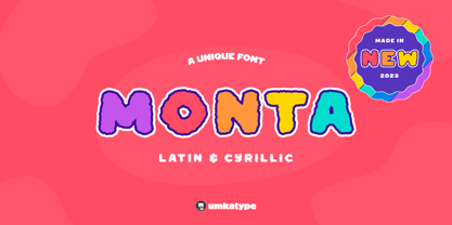 Monta Font Poster 12