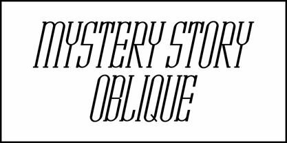 Mystery Story JNL Font Poster 4