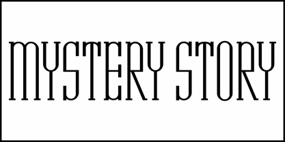 Mystery Story JNL Font Poster 2