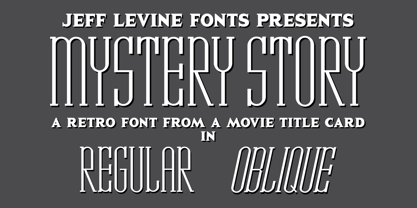 Mystery Story JNL Font Poster 1