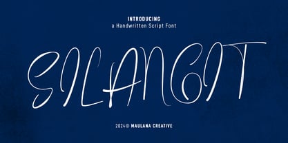 MC Silangit Font Poster 1