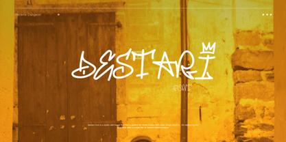 Destari Font Poster 1