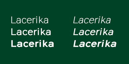 Lacerika Font Poster 5