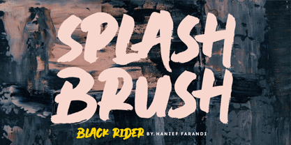 Black Rider Font Poster 4