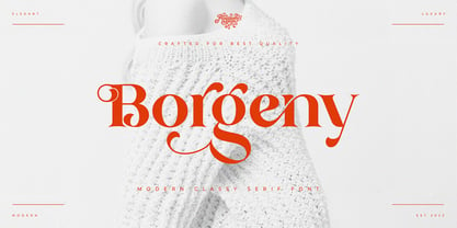 Borgeny Font Poster 1
