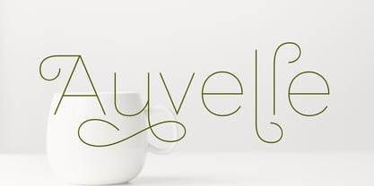 Auvelle Font Poster 1