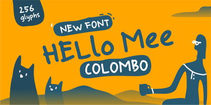 Colombo Sketches Font Poster 1