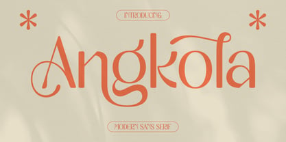 Angkola Font Poster 1