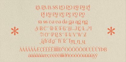 Angkola Font Poster 8