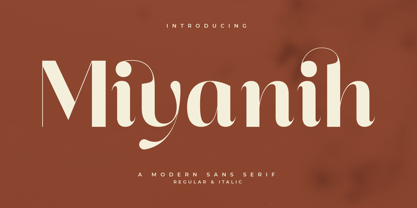 Miyanih Font Poster 1