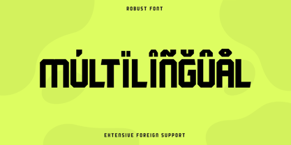 Robust Font Poster 7