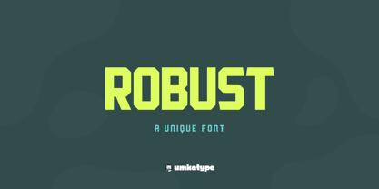 Robust Font Poster 12