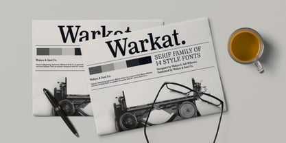 Warkat Font Poster 11