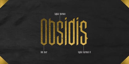 Obsidis Font Poster 2