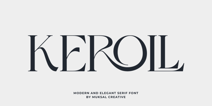 Keroll Font Poster 1