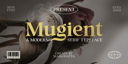 Mugient Font Poster 1