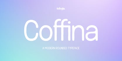 Coffina Modern Rough Sans Serif Fuente Póster 1