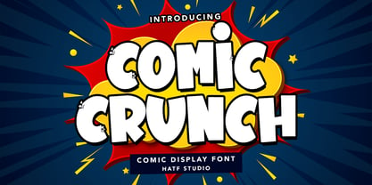 Comic Crunch Font Poster 1