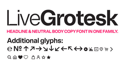 Live Grotesk Font Poster 14