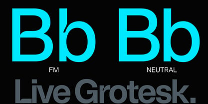 Live Grotesk Font Poster 1