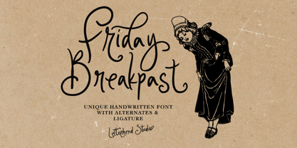 Friday Breakpast Font Poster 1