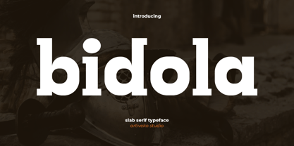 Bidola Font Poster 1