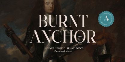 Burnt Anchor Font Poster 1
