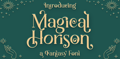 Magical Horison Font Poster 1