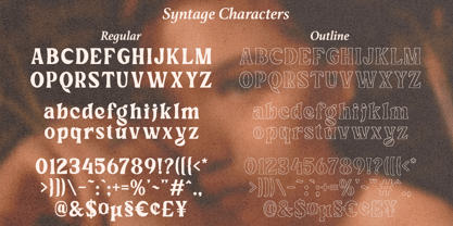 Syntage Font Poster 12