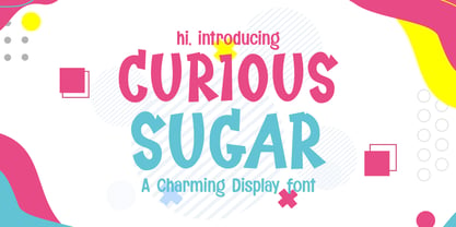 Curious Sugar Font Poster 1