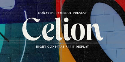 Celion Font Poster 1