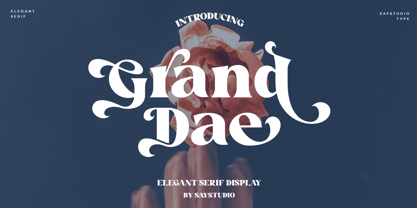 Grand Dae Font Poster 1