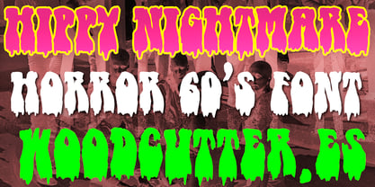 Hippy Nightmare Font Poster 1