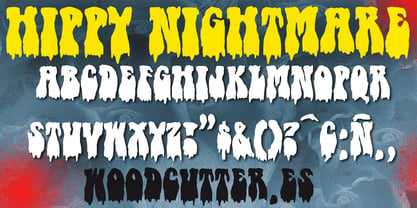 Hippy Nightmare Font Poster 4