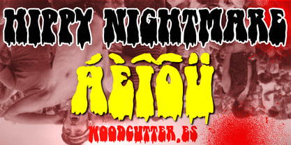 Hippy Nightmare Font Poster 3