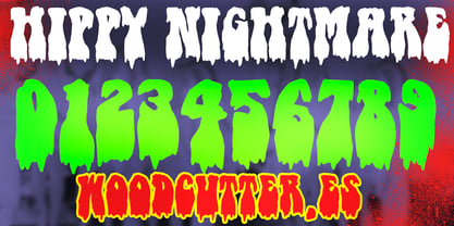 Hippy Nightmare Font Poster 6