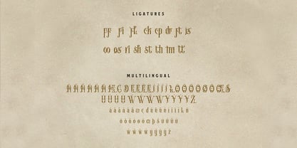 Maron King Font Poster 5