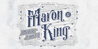 Maron King Font Poster 1