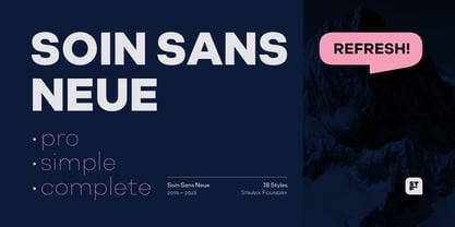 Soin Sans Neue Fuente Póster 1