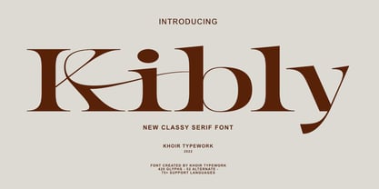 Kibly Font Poster 1