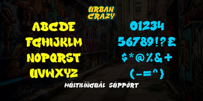Urban Crazy Font Poster 2