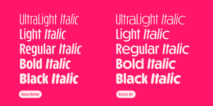 Rosso Rounded Font Poster 6