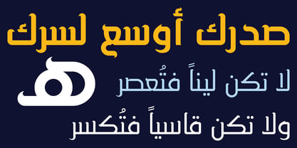 HS Hadeel Serif Fuente Póster 11