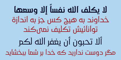 HS Hadeel Serif Font Poster 6