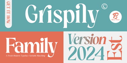 Grispily Font Poster 12