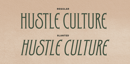 Hustle Culture Font Poster 3