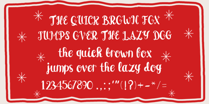 Groovy Christmas Font Poster 4