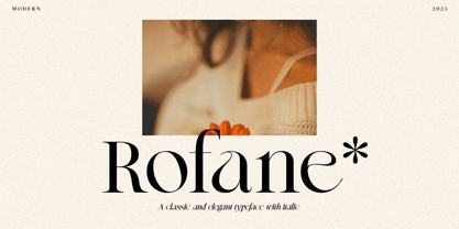 Rofane Font Poster 1