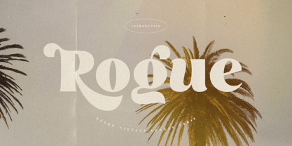 Rogue Style Font Poster 1